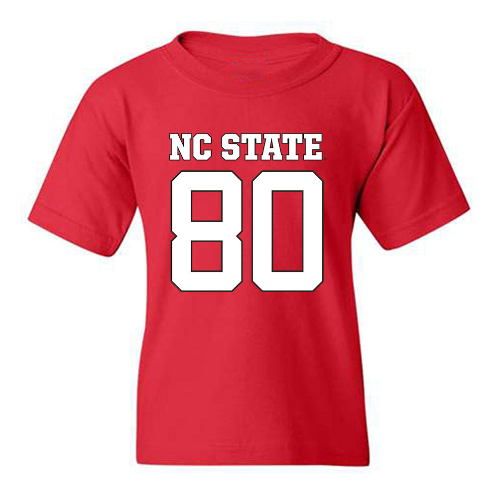 NC State - NCAA Football : Ethan Dowdy - Replica Shersey Youth T-Shirt-0