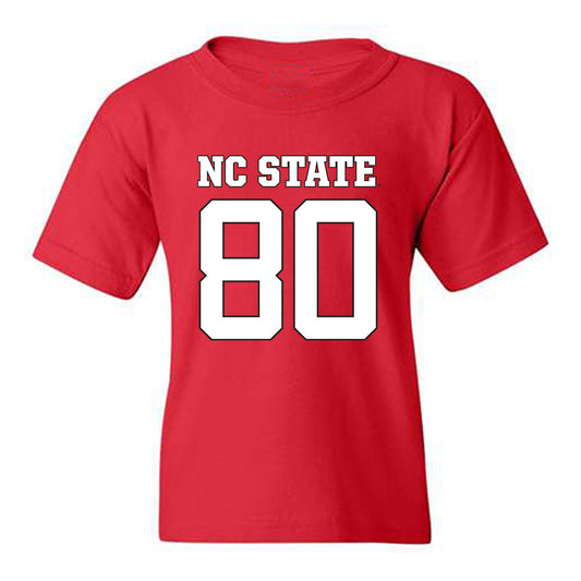 NC State - NCAA Football : Ethan Dowdy - Replica Shersey Youth T-Shirt-0