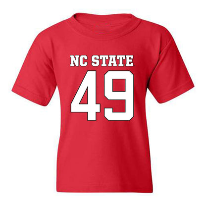 NC State - NCAA Football : Aiden Hollingsworth - Youth T-Shirt
