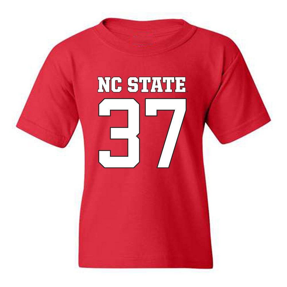NC State - NCAA Football : Addison Carlson - Youth T-Shirt