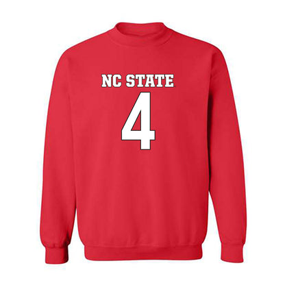 NC State - NCAA Football : Tra Thomas - Replica Shersey Crewneck Sweatshirt-0