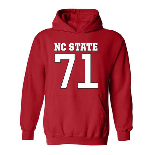 NC State - NCAA Football : Yousef Mugharbil - Replica Shersey Hooded Sweatshirt-0
