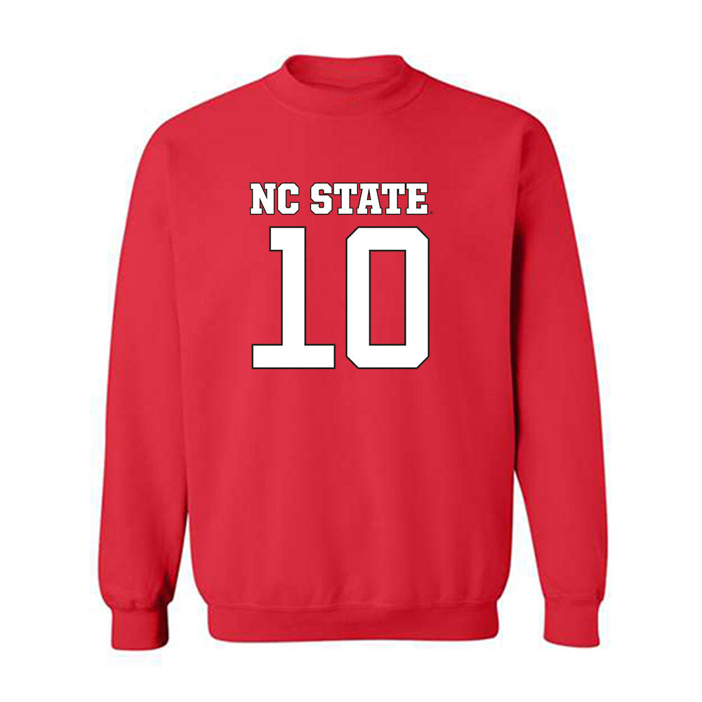NC State - NCAA Football : Will Wilson - Replica Shersey Crewneck Sweatshirt-0