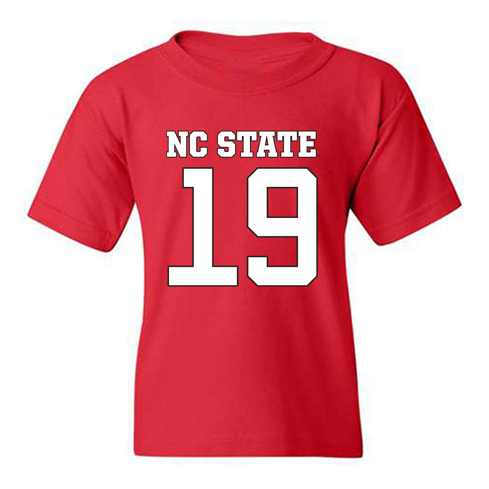 NC State - NCAA Football : Tristan Teasdell - Replica Shersey Youth T-Shirt-0