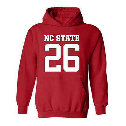 NC State - NCAA Football : Isiah Jones - Replica Shersey Hooded Sweatshirt-0