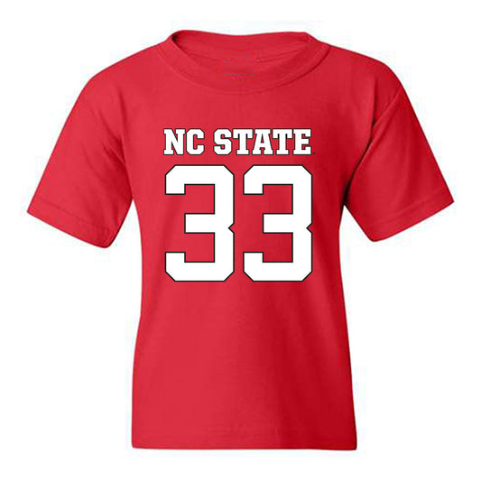 NC State - NCAA Football : Kenny Soares Jr - Replica Shersey Youth T-Shirt-0
