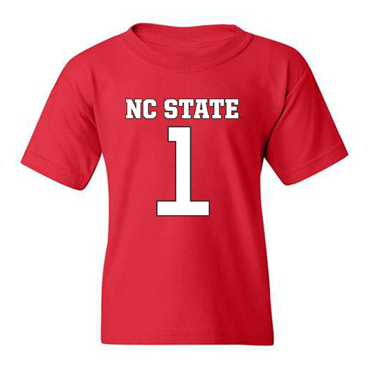 NC State - NCAA Football : Caden Fordham - Replica Shersey Youth T-Shirt-0