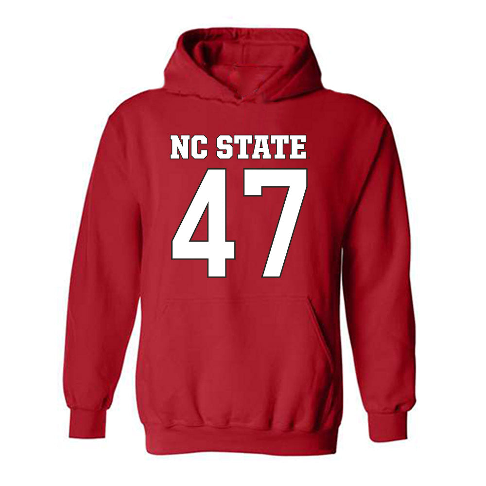 NC State - NCAA Football : Adrian Farrow - Replica Shersey Hooded Sweatshirt-0