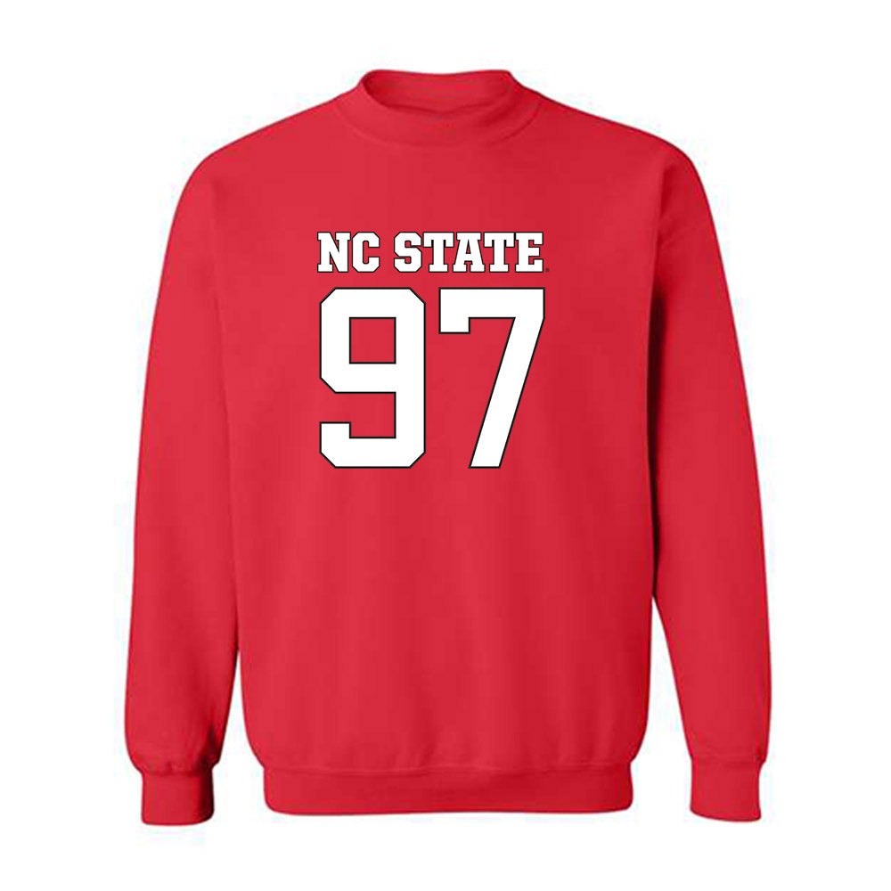 NC State - NCAA Football : Cristian Harthan - Replica Shersey Crewneck Sweatshirt-0