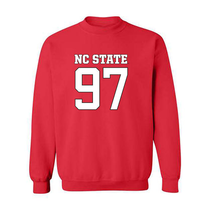 NC State - NCAA Football : Cristian Harthan - Replica Shersey Crewneck Sweatshirt-0