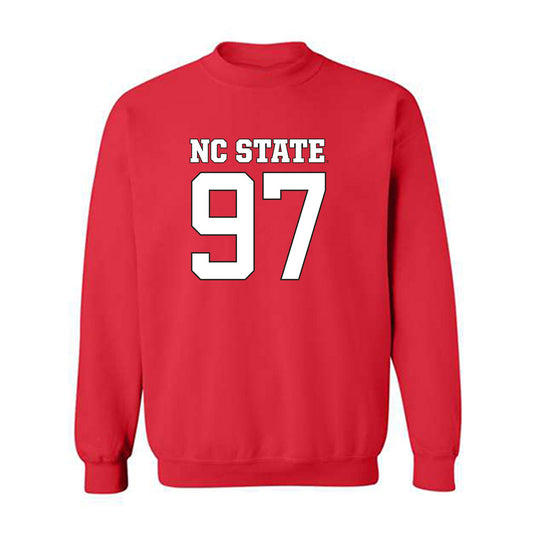 NC State - NCAA Football : Cristian Harthan - Replica Shersey Crewneck Sweatshirt-0