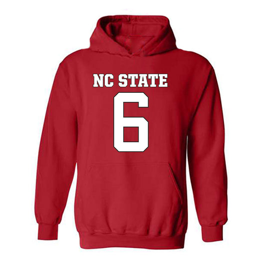 NC State - NCAA Football : Devon Marshall - Replica Shersey Hooded Sweatshirt-0