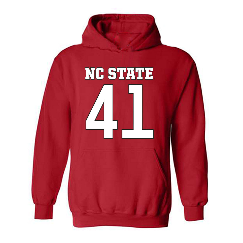 NC State - NCAA Football : AJ Richardson - Replica Shersey Hooded Sweatshirt-0
