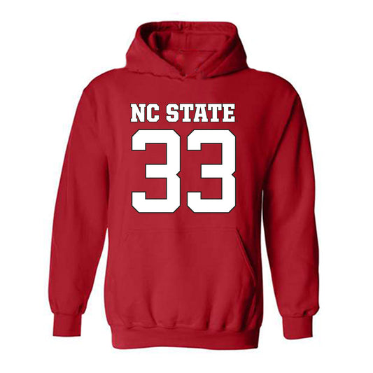 NC State - NCAA Football : Kenny Soares Jr - Replica Shersey Hooded Sweatshirt-0
