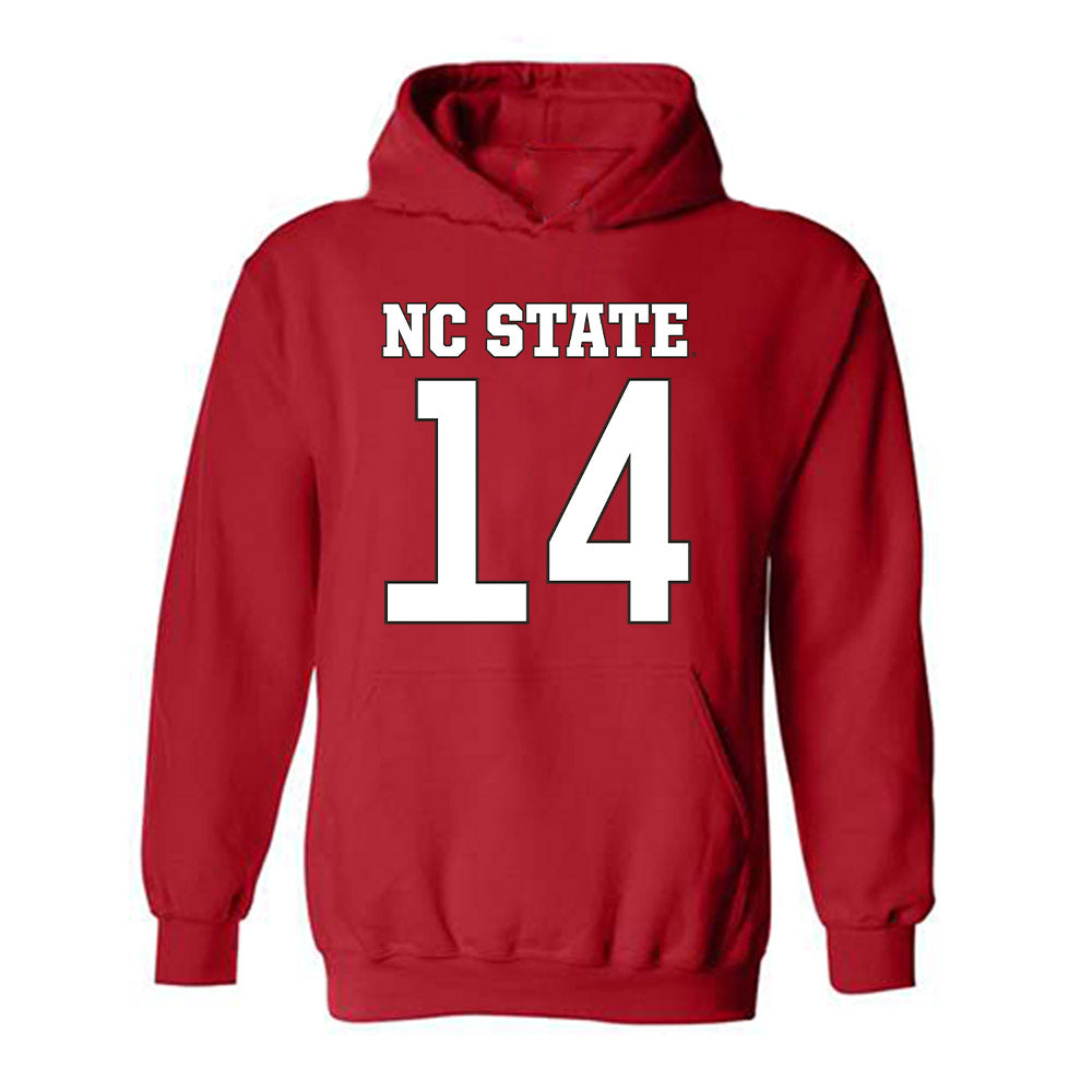 NC State - NCAA Football : Jonathan Paylor - Replica Shersey Hooded Sweatshirt-0