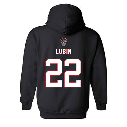 NC State - NCAA Men's Basketball : Ven-Allen Lubin - Replica Shersey Hooded Sweatshirt-1