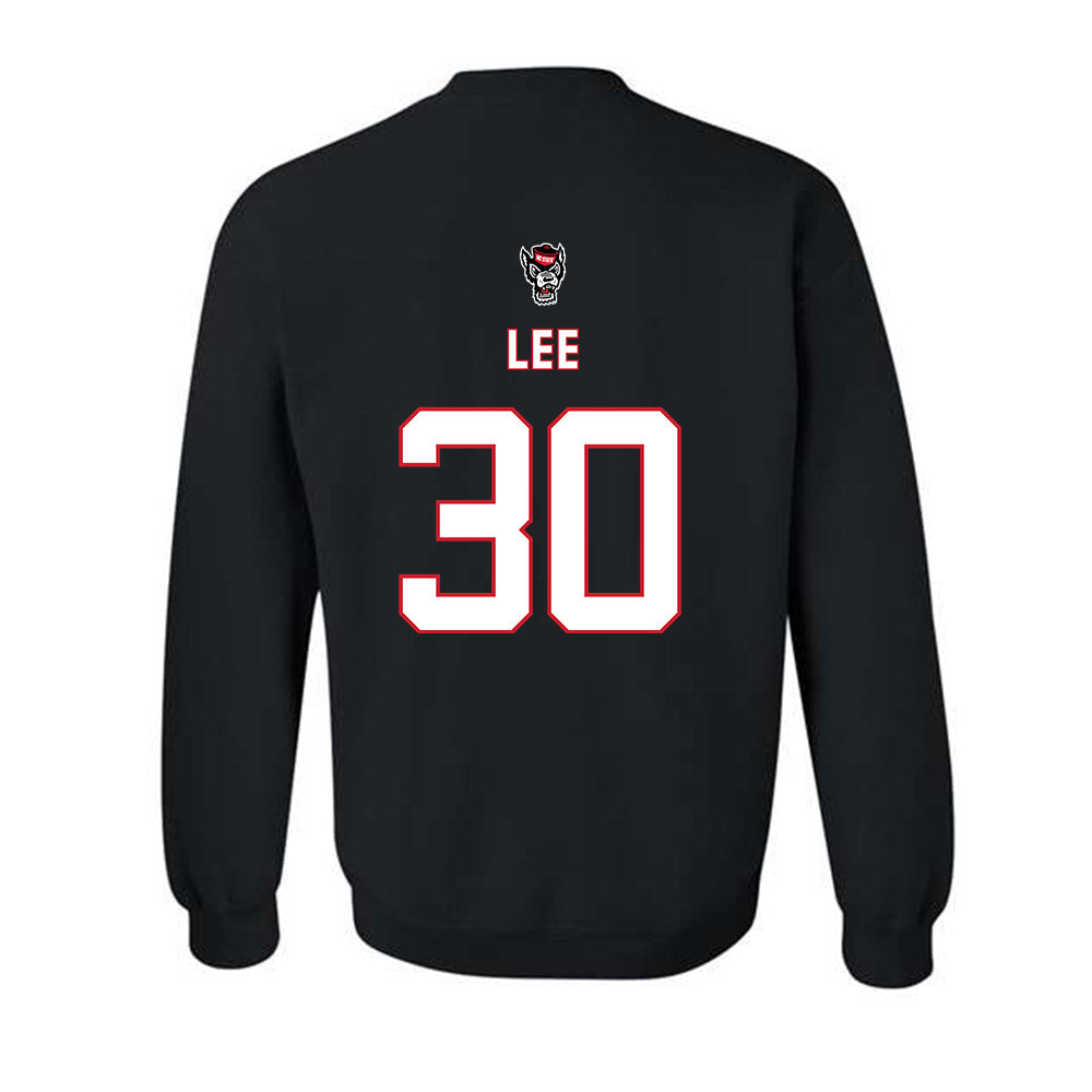 NC State - NCAA Men's Basketball : Sung Jin Lee - Replica Shersey Crewneck Sweatshirt-1