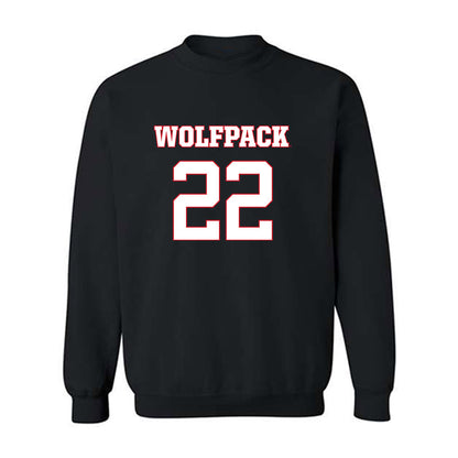 NC State - NCAA Men's Basketball : Ven-Allen Lubin - Replica Shersey Crewneck Sweatshirt-0