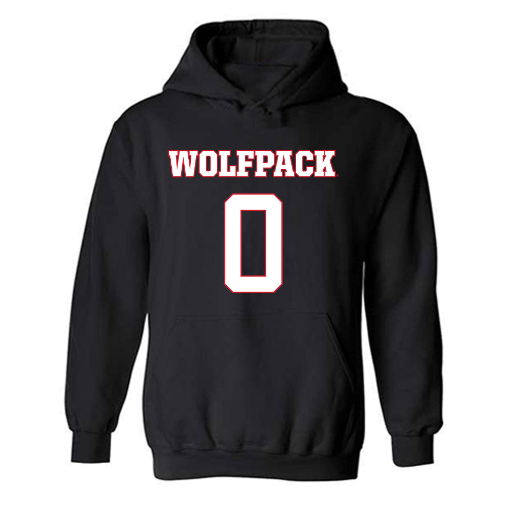 NC State - NCAA Men's Basketball : Jordan Snell - Replica Shersey Hooded Sweatshirt-0