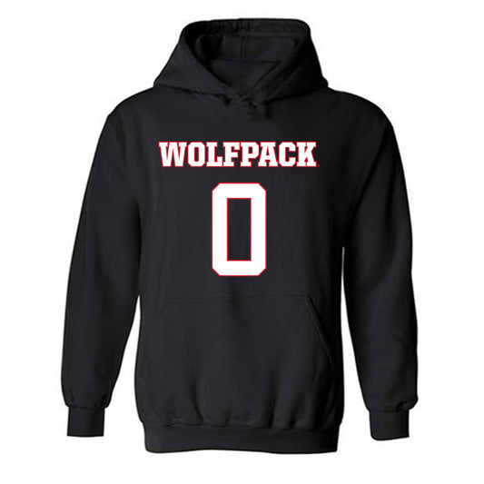 NC State - NCAA Men's Basketball : Jordan Snell - Replica Shersey Hooded Sweatshirt-0
