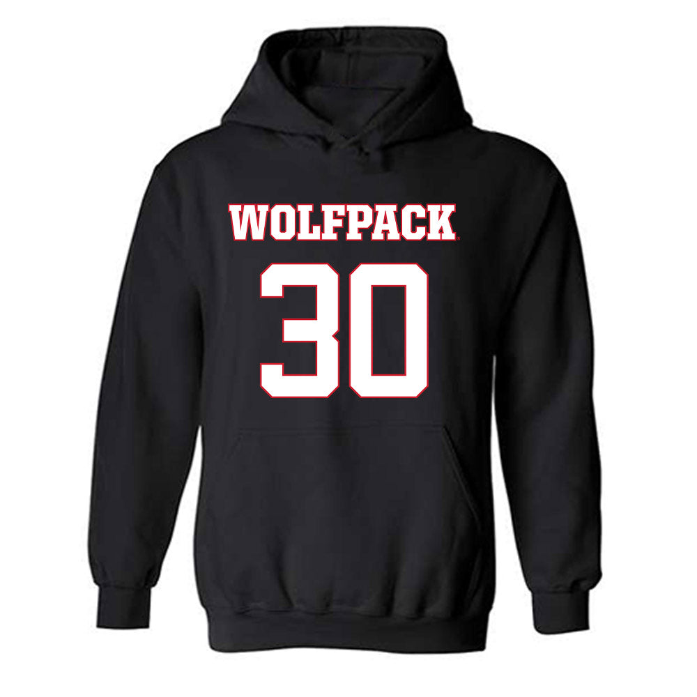 NC State - NCAA Men's Basketball : Sung Jin Lee - Replica Shersey Hooded Sweatshirt-0
