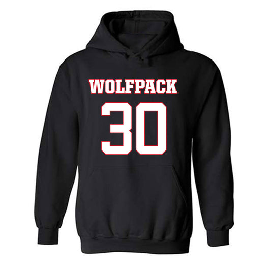 NC State - NCAA Men's Basketball : Sung Jin Lee - Replica Shersey Hooded Sweatshirt-0