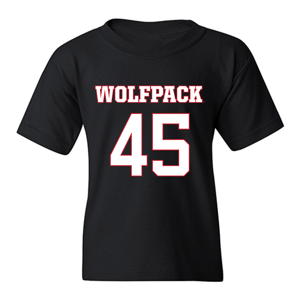 NC State - NCAA Men's Basketball : Colt Langdon - Replica Shersey Youth T-Shirt-0