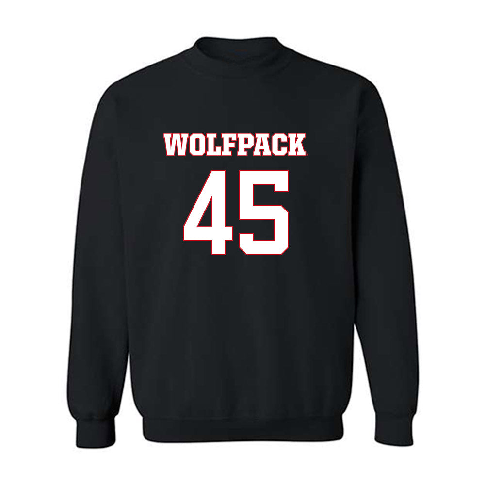 NC State - NCAA Men's Basketball : Colt Langdon - Replica Shersey Crewneck Sweatshirt-0