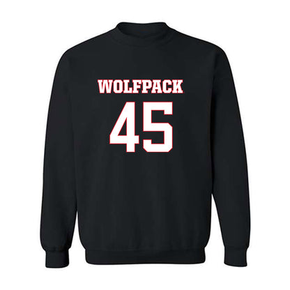 NC State - NCAA Men's Basketball : Colt Langdon - Replica Shersey Crewneck Sweatshirt-0