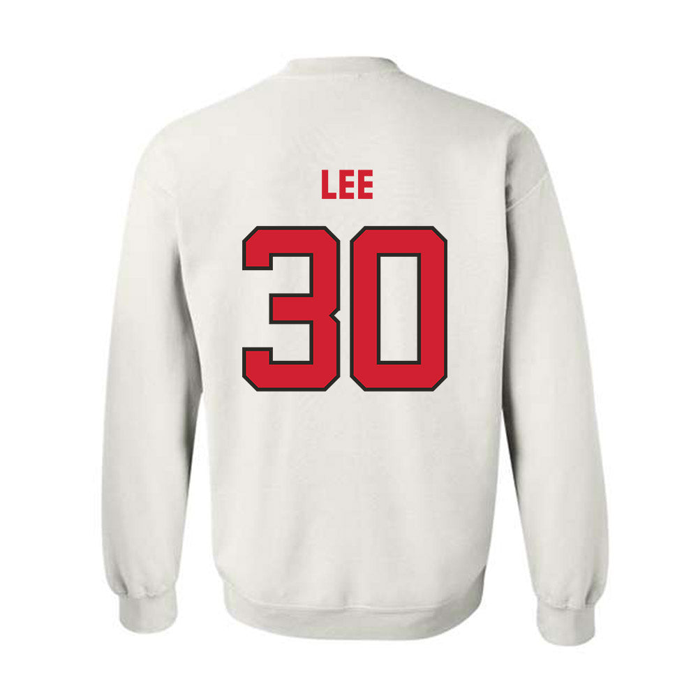 NC State - NCAA Men's Basketball : Sung Jin Lee - Replica Shersey Crewneck Sweatshirt-1