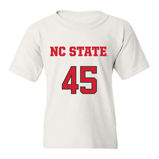 NC State - NCAA Men's Basketball : Colt Langdon - Replica Shersey Youth T-Shirt-0