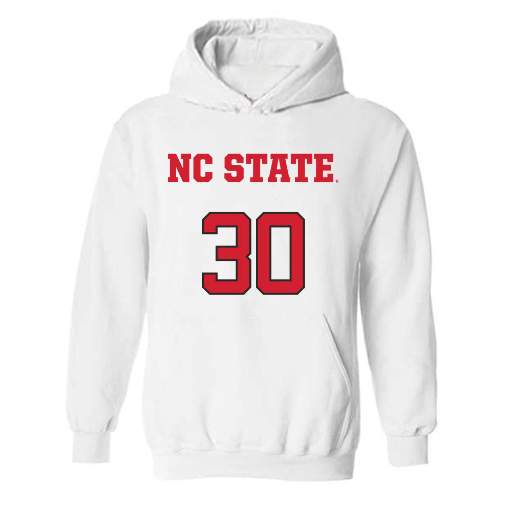 NC State - NCAA Men's Basketball : Sung Jin Lee - Replica Shersey Hooded Sweatshirt-0