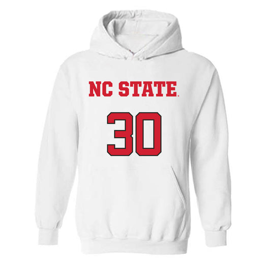 NC State - NCAA Men's Basketball : Sung Jin Lee - Replica Shersey Hooded Sweatshirt-0