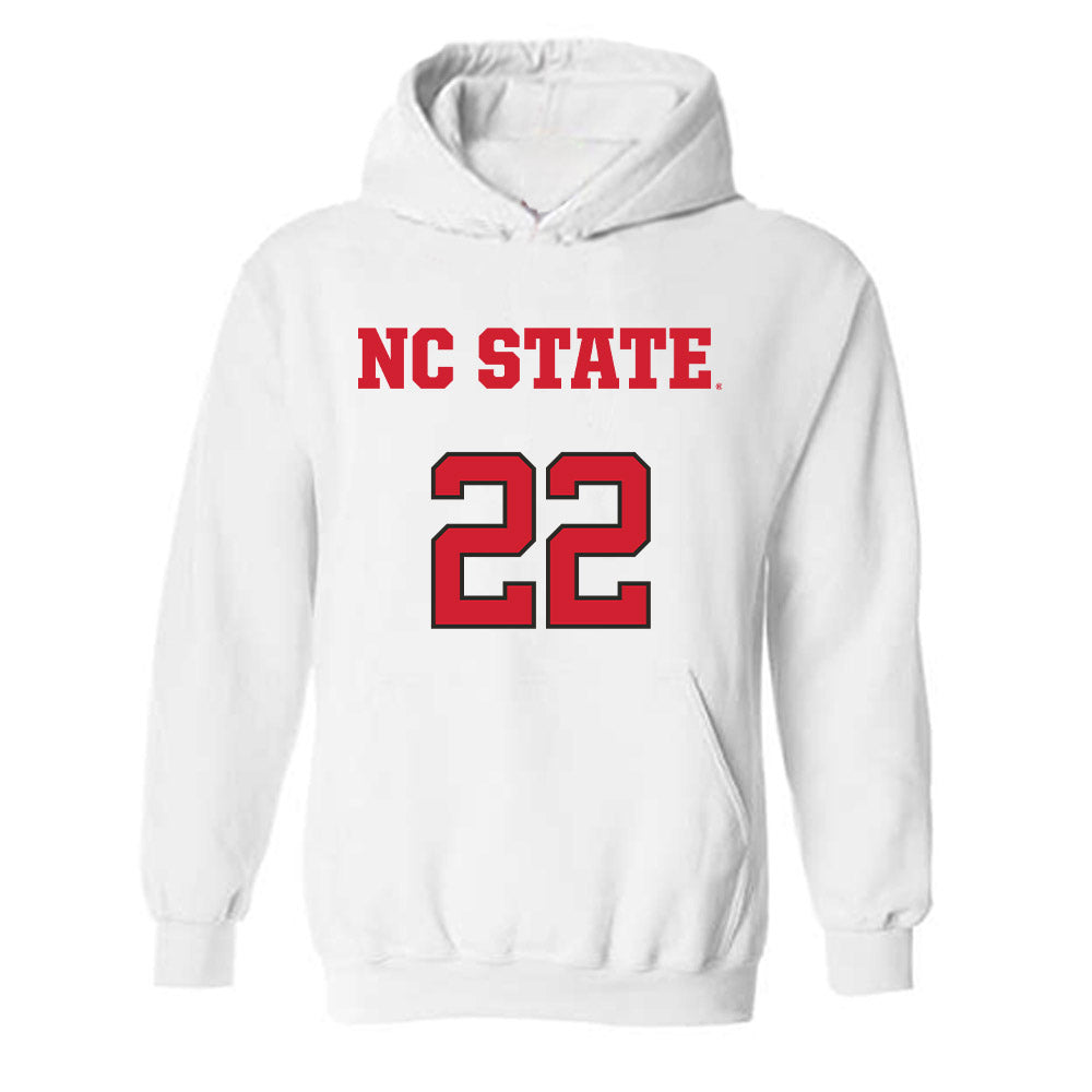 NC State - NCAA Men's Basketball : Ven-Allen Lubin - Replica Shersey Hooded Sweatshirt-0