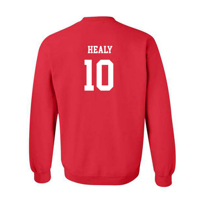 NC State - NCAA Men's Soccer : Taig Healy - Replica Shersey Crewneck Sweatshirt-1