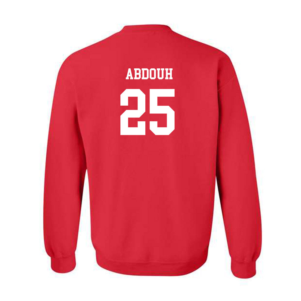 NC State - NCAA Men's Soccer : Adam Abdouh - Replica Shersey Crewneck Sweatshirt-1