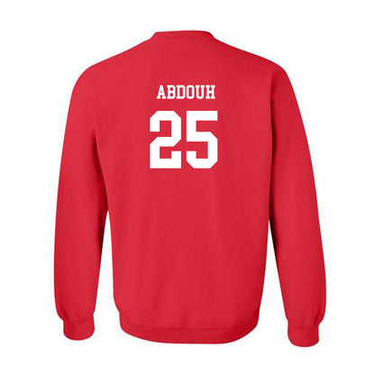 NC State - NCAA Men's Soccer : Adam Abdouh - Replica Shersey Crewneck Sweatshirt-1