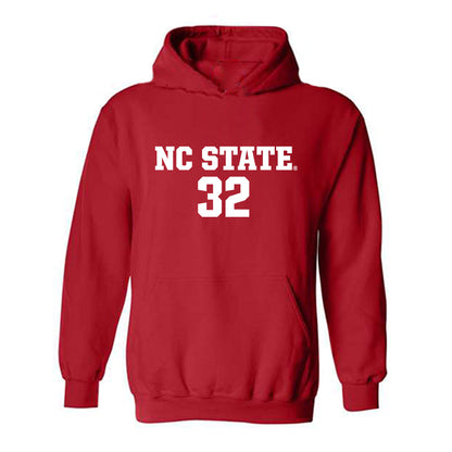 NC State - NCAA Men's Soccer : Gianni Rosario - Replica Shersey Hooded Sweatshirt-0