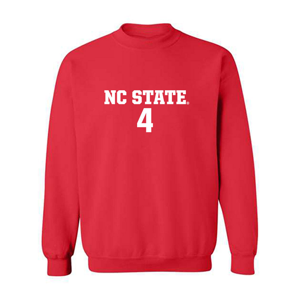 NC State - NCAA Men's Soccer : Carlos Santamaria - Replica Shersey Crewneck Sweatshirt-0