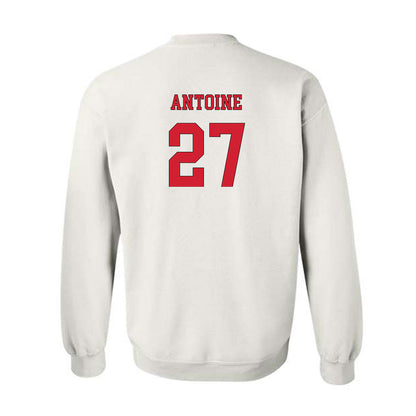 NC State - NCAA Men's Soccer : Nakai Antoine - Replica Shersey Crewneck Sweatshirt-1