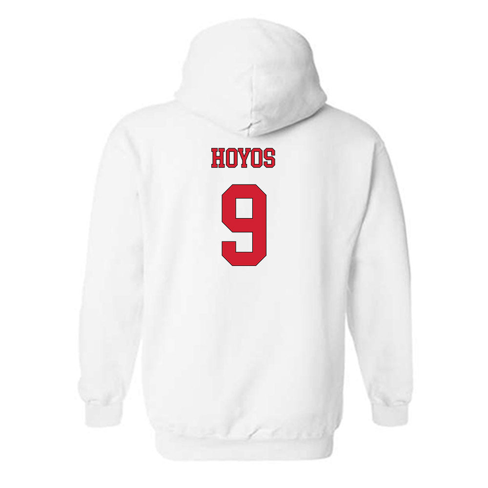 NC State - NCAA Men's Soccer : Santiago Hoyos - Replica Shersey Hooded Sweatshirt