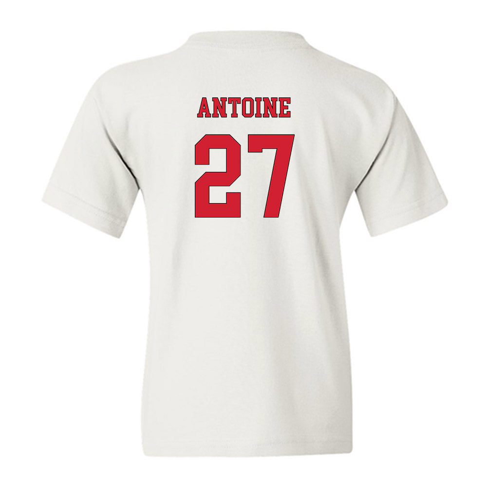 NC State - NCAA Men's Soccer : Nakai Antoine - Replica Shersey Youth T-Shirt-1