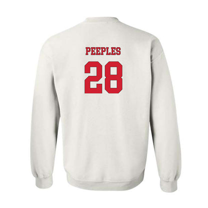 NC State - NCAA Men's Soccer : Brendan Peeples - Replica Shersey Crewneck Sweatshirt-1