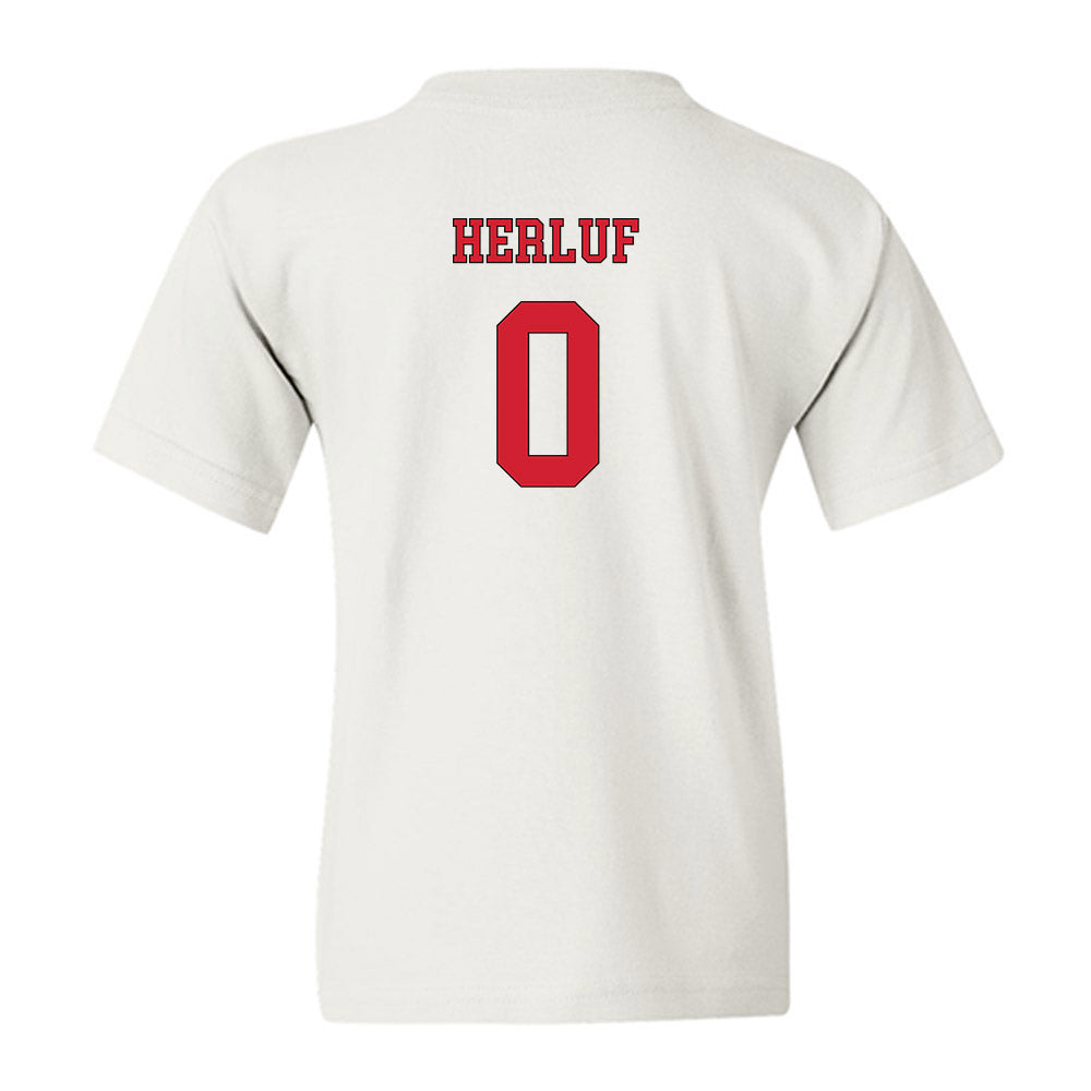 NC State - NCAA Men's Soccer : Christian Herluf - Replica Shersey Youth T-Shirt-1