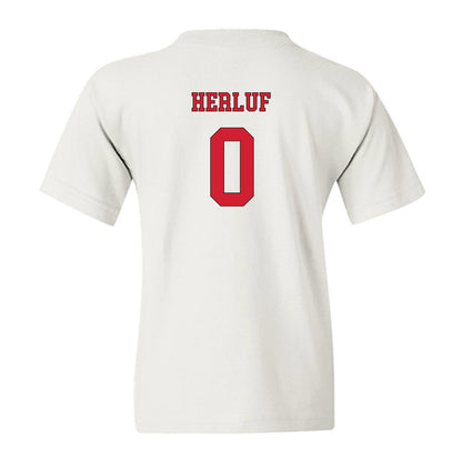 NC State - NCAA Men's Soccer : Christian Herluf - Replica Shersey Youth T-Shirt-1