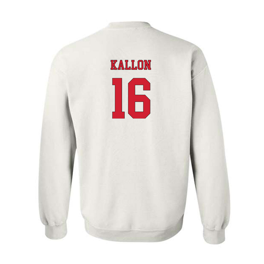 NC State - NCAA Men's Soccer : Mohamed Kallon - Replica Shersey Crewneck Sweatshirt-1