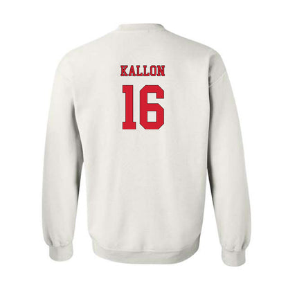 NC State - NCAA Men's Soccer : Mohamed Kallon - Replica Shersey Crewneck Sweatshirt-1