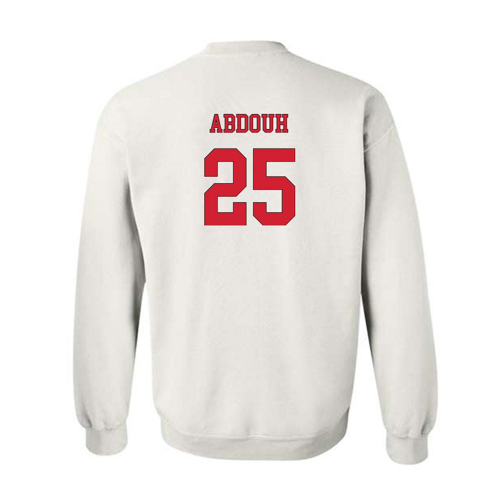 NC State - NCAA Men's Soccer : Adam Abdouh - Replica Shersey Crewneck Sweatshirt-1