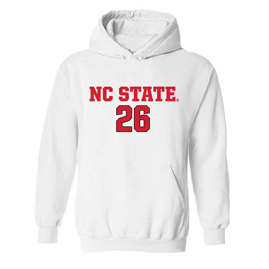 NC State - NCAA Men's Soccer : Samuel Terranova - Replica Shersey Hooded Sweatshirt