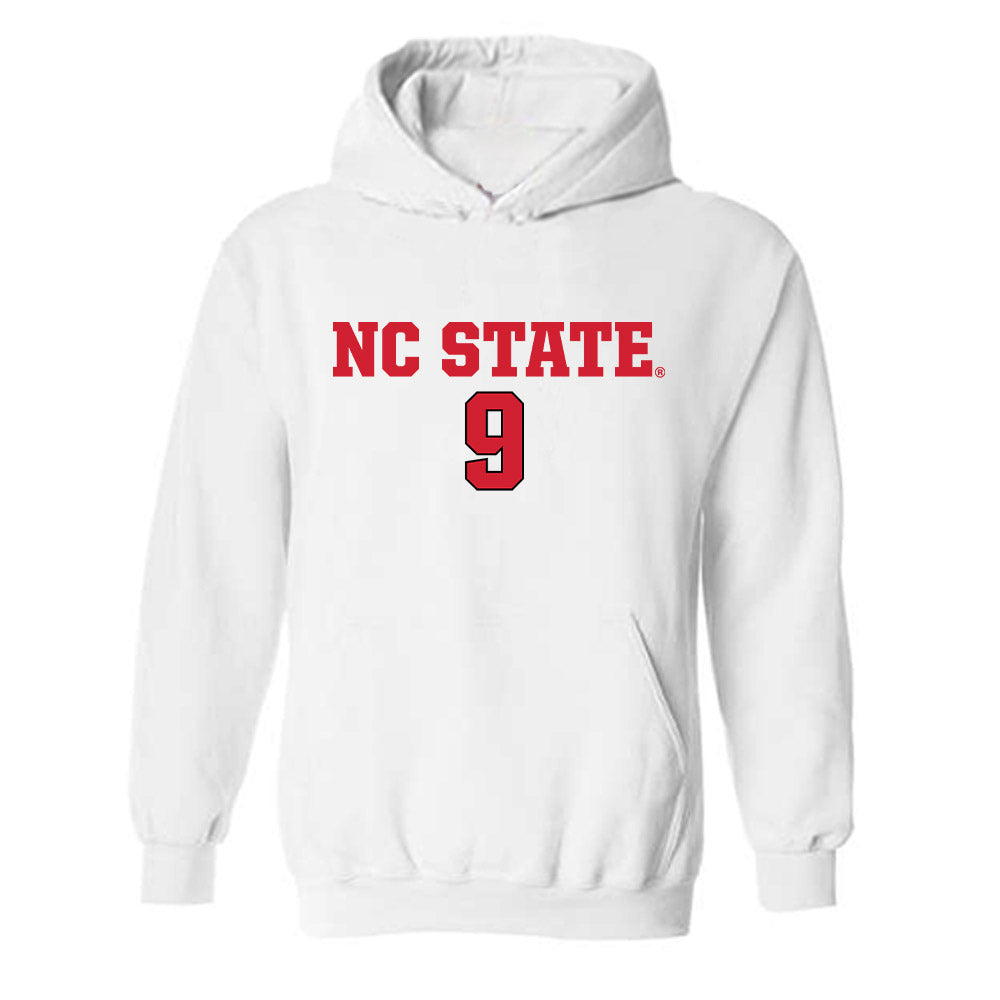 NC State - NCAA Men's Soccer : Ibrahim Conde - Replica Shersey Hooded Sweatshirt-0